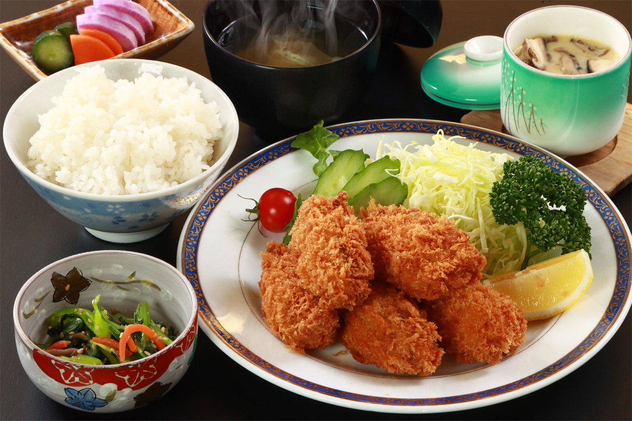 カキフライ御膳